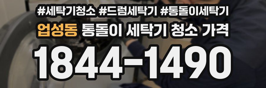 업성동 통돌이 세탁기 청소 가격