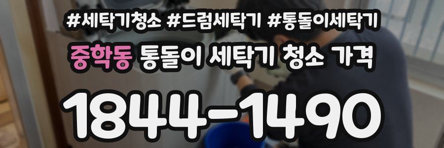 중학동 통돌이 세탁기 청소 가격