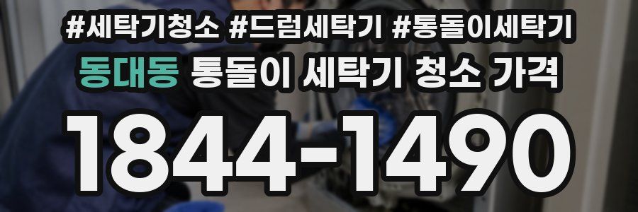 동대동 통돌이 세탁기 청소 가격