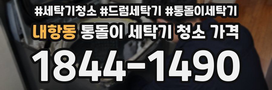 내항동 통돌이 세탁기 청소 가격