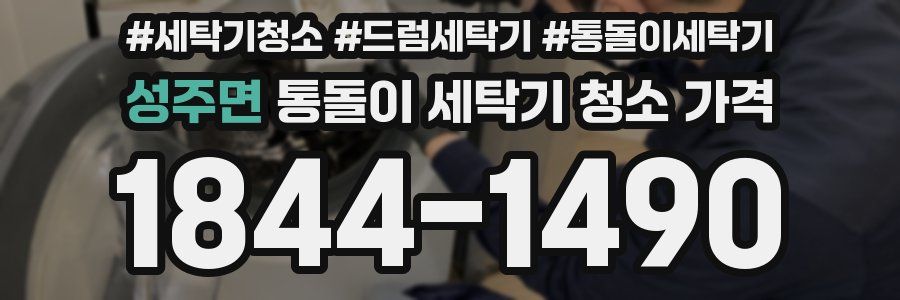 성주면 통돌이 세탁기 청소 가격