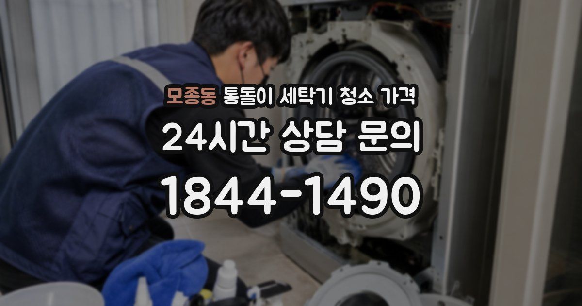 모종동 통돌이 세탁기 청소 가격