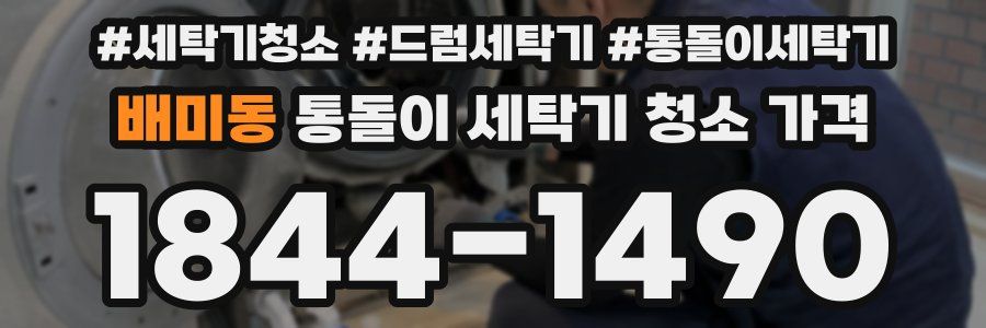 배미동 통돌이 세탁기 청소 가격