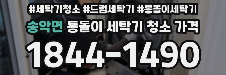 송악면 통돌이 세탁기 청소 가격