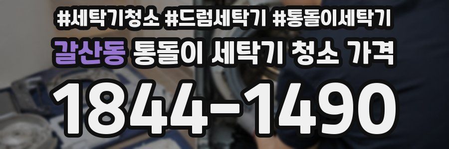 갈산동 통돌이 세탁기 청소 가격