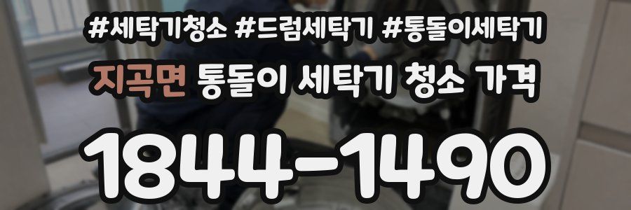 지곡면 통돌이 세탁기 청소 가격