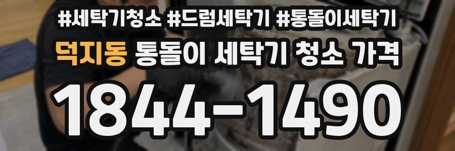 덕지동 통돌이 세탁기 청소 가격