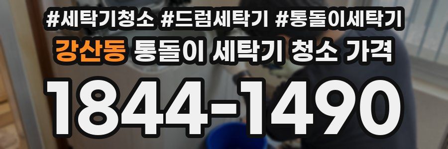 강산동 통돌이 세탁기 청소 가격