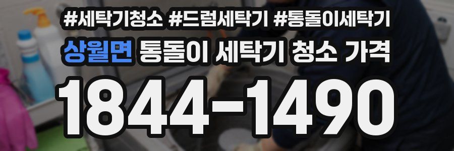 상월면 통돌이 세탁기 청소 가격