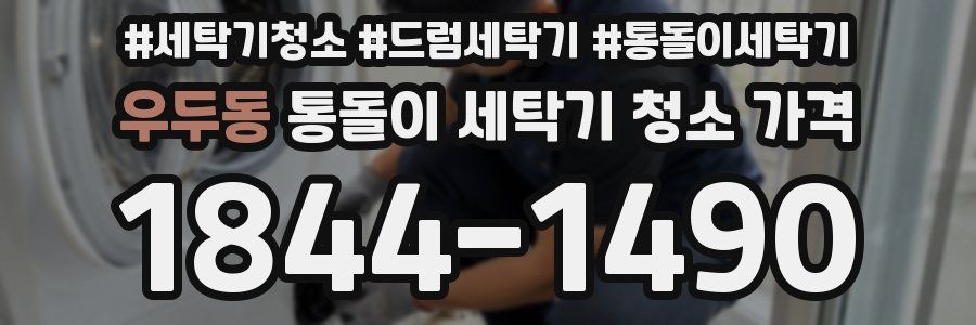 우두동 통돌이 세탁기 청소 가격