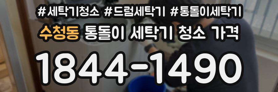 수청동 통돌이 세탁기 청소 가격