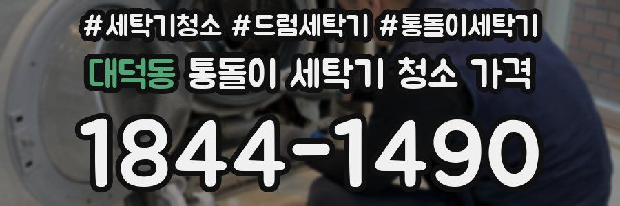 대덕동 통돌이 세탁기 청소 가격