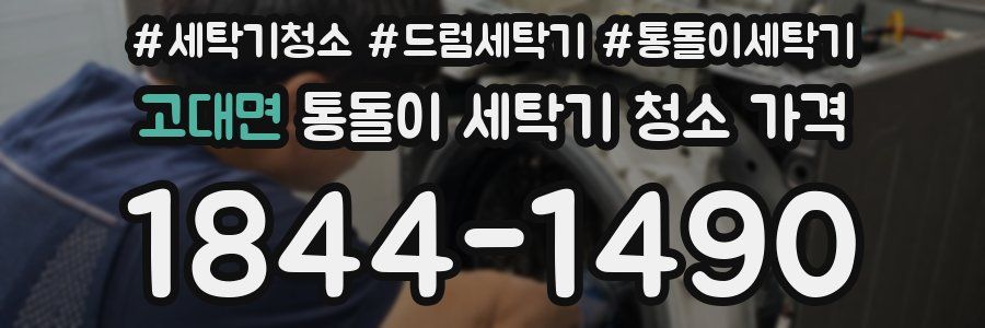 고대면 통돌이 세탁기 청소 가격