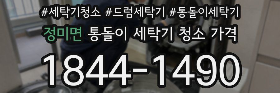 정미면 통돌이 세탁기 청소 가격