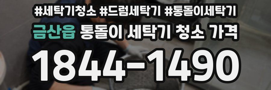 금산읍 통돌이 세탁기 청소 가격