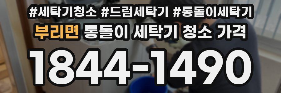 부리면 통돌이 세탁기 청소 가격