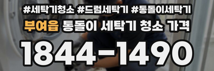부여읍 통돌이 세탁기 청소 가격