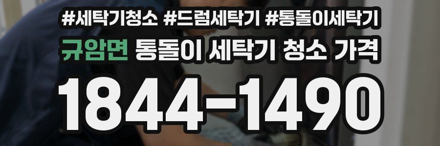 규암면 통돌이 세탁기 청소 가격