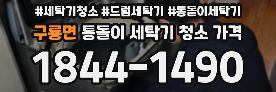 구룡면 통돌이 세탁기 청소 가격