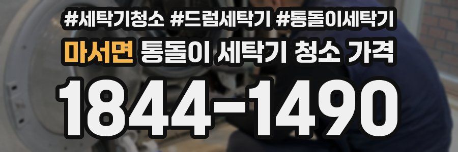 마서면 통돌이 세탁기 청소 가격