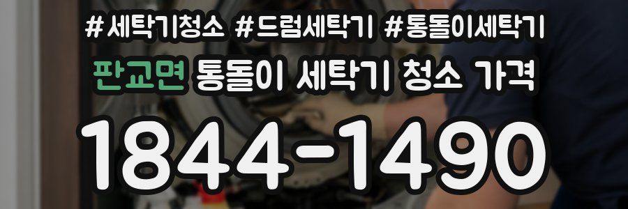 판교면 통돌이 세탁기 청소 가격