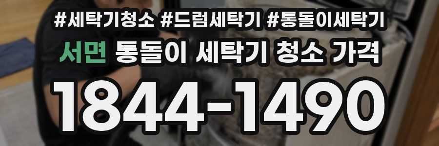 서면 통돌이 세탁기 청소 가격
