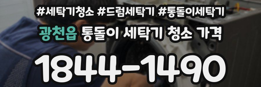 광천읍 통돌이 세탁기 청소 가격