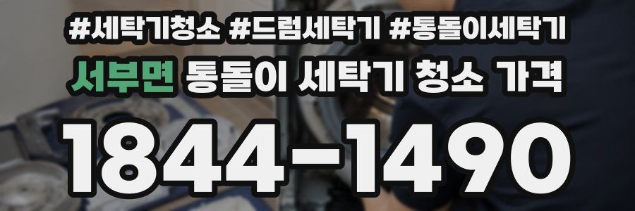 서부면 통돌이 세탁기 청소 가격