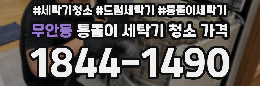 무안동 통돌이 세탁기 청소 가격