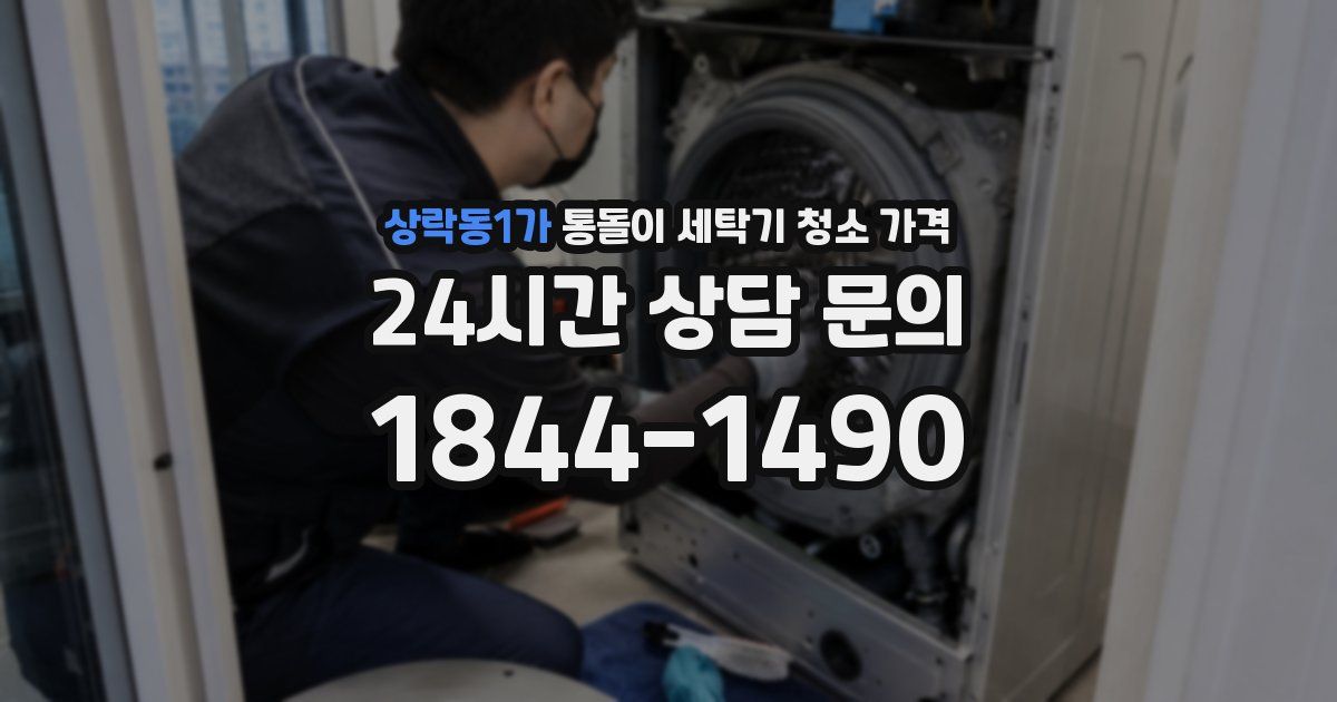 상락동1가 통돌이 세탁기 청소 가격
