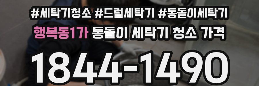 행복동1가 통돌이 세탁기 청소 가격