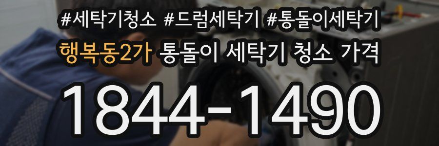 행복동2가 통돌이 세탁기 청소 가격