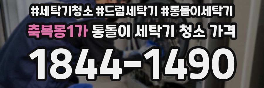 축복동1가 통돌이 세탁기 청소 가격