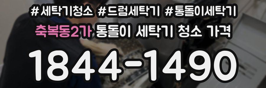 축복동2가 통돌이 세탁기 청소 가격
