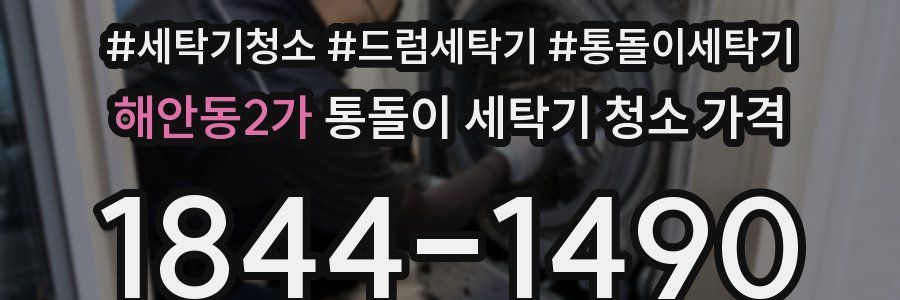 해안동2가 통돌이 세탁기 청소 가격