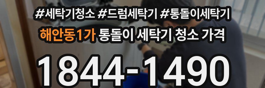 해안동1가 통돌이 세탁기 청소 가격