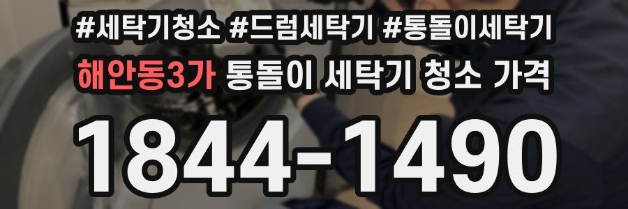 해안동3가 통돌이 세탁기 청소 가격