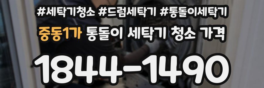 중동1가 통돌이 세탁기 청소 가격