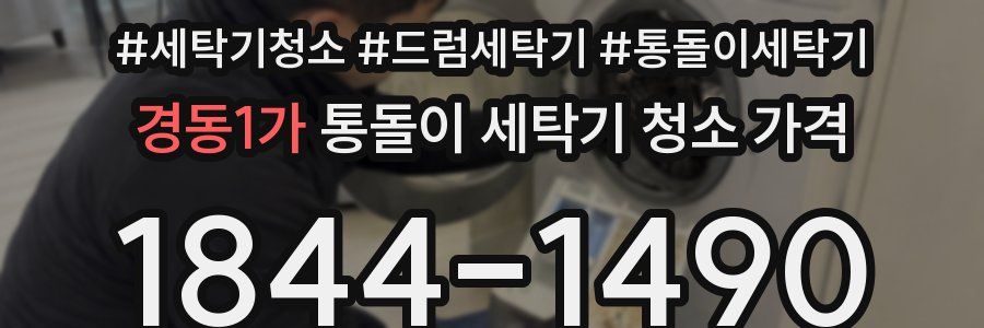 경동1가 통돌이 세탁기 청소 가격
