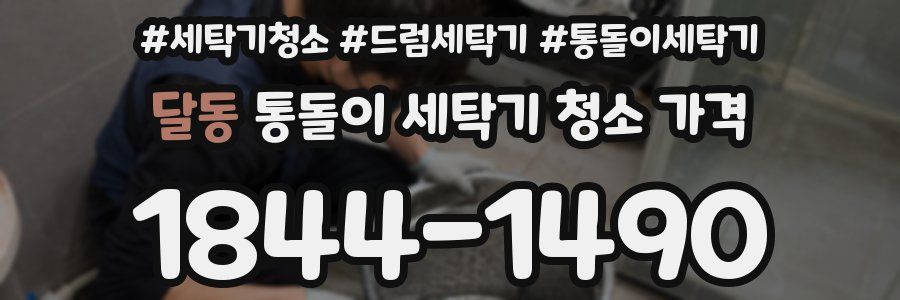 달동 통돌이 세탁기 청소 가격
