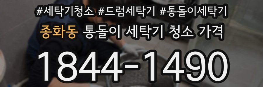 종화동 통돌이 세탁기 청소 가격