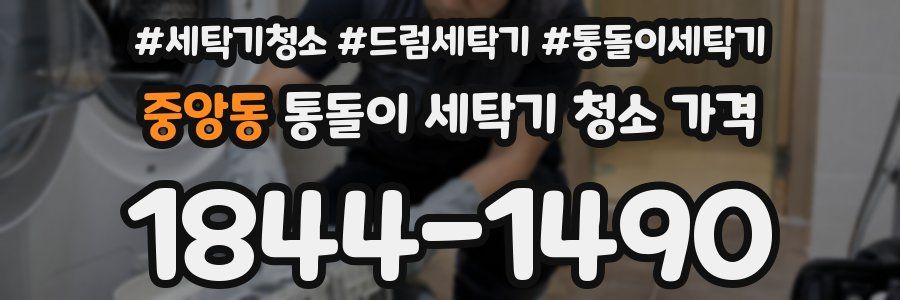 중앙동 통돌이 세탁기 청소 가격
