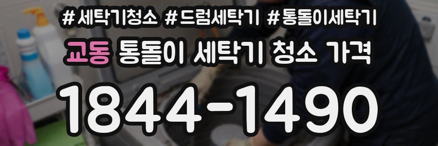 교동 통돌이 세탁기 청소 가격