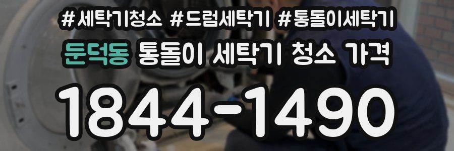 둔덕동 통돌이 세탁기 청소 가격