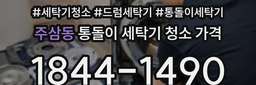 주삼동 통돌이 세탁기 청소 가격