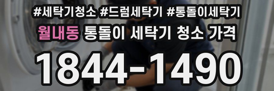 월내동 통돌이 세탁기 청소 가격