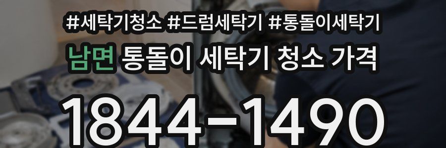 남면 통돌이 세탁기 청소 가격