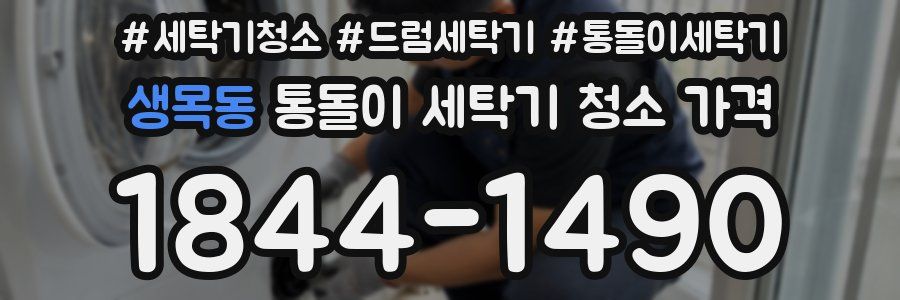 생목동 통돌이 세탁기 청소 가격