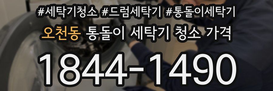 오천동 통돌이 세탁기 청소 가격