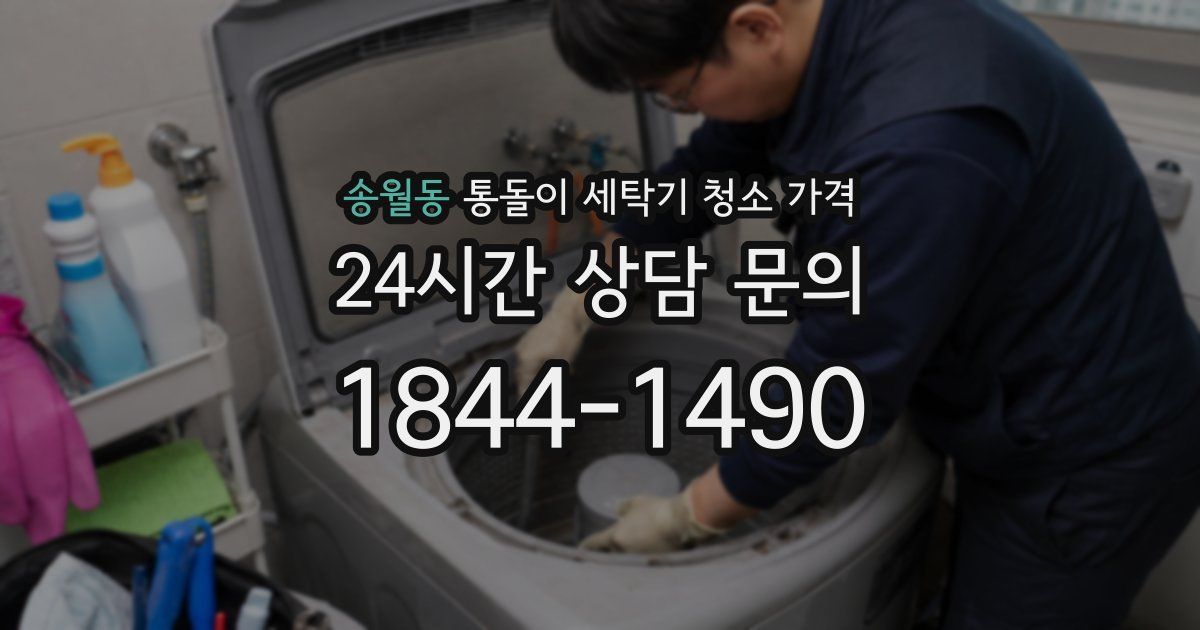 송월동 통돌이 세탁기 청소 가격